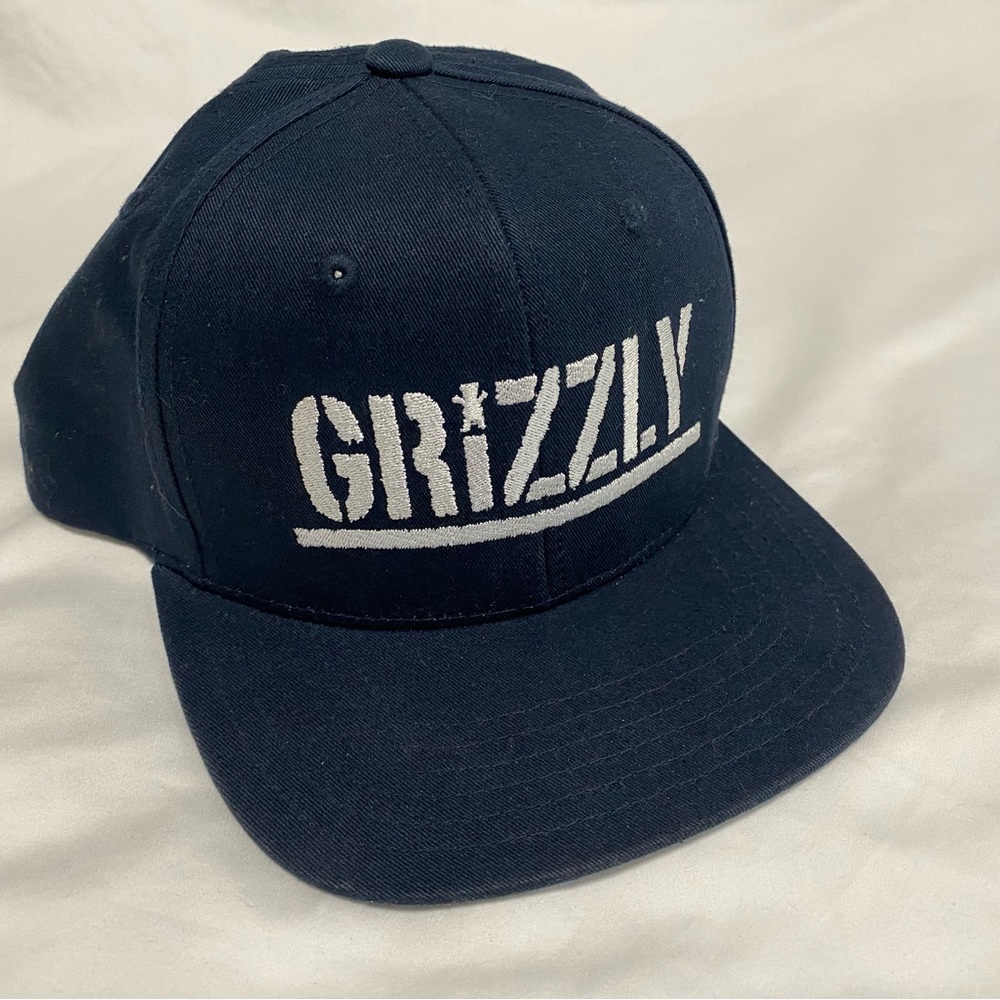 Navy, Grizzly Griptape, Skateboarding Hat